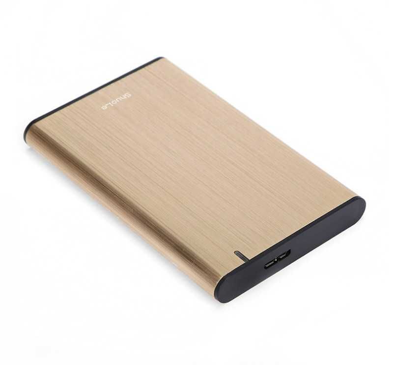 Кейс для диска. 2,5 HDD External Case USB 3.0 Золотой