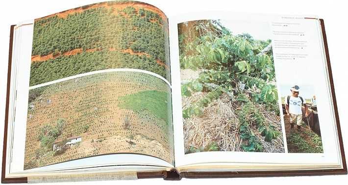 Раритетная книга ручной работы в подарочном издании "Кофе"