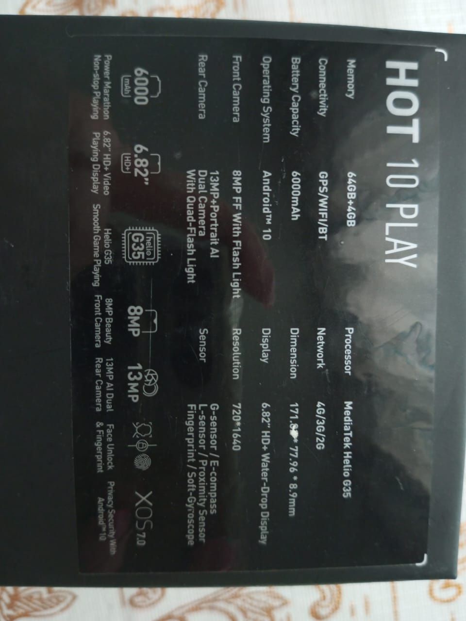 Infinix HOT 10 PLAY