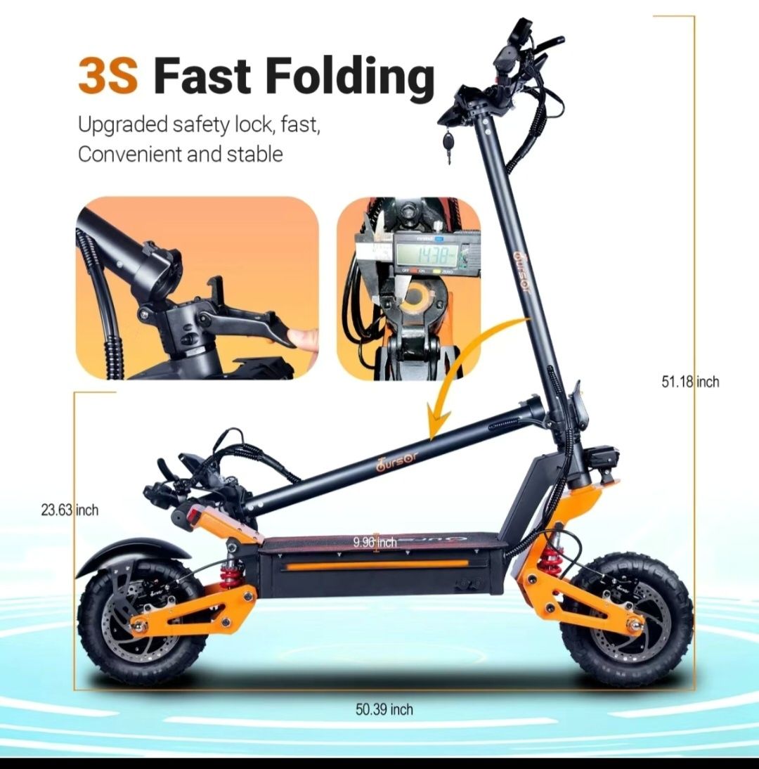 электросамокат Toursor x5 pro