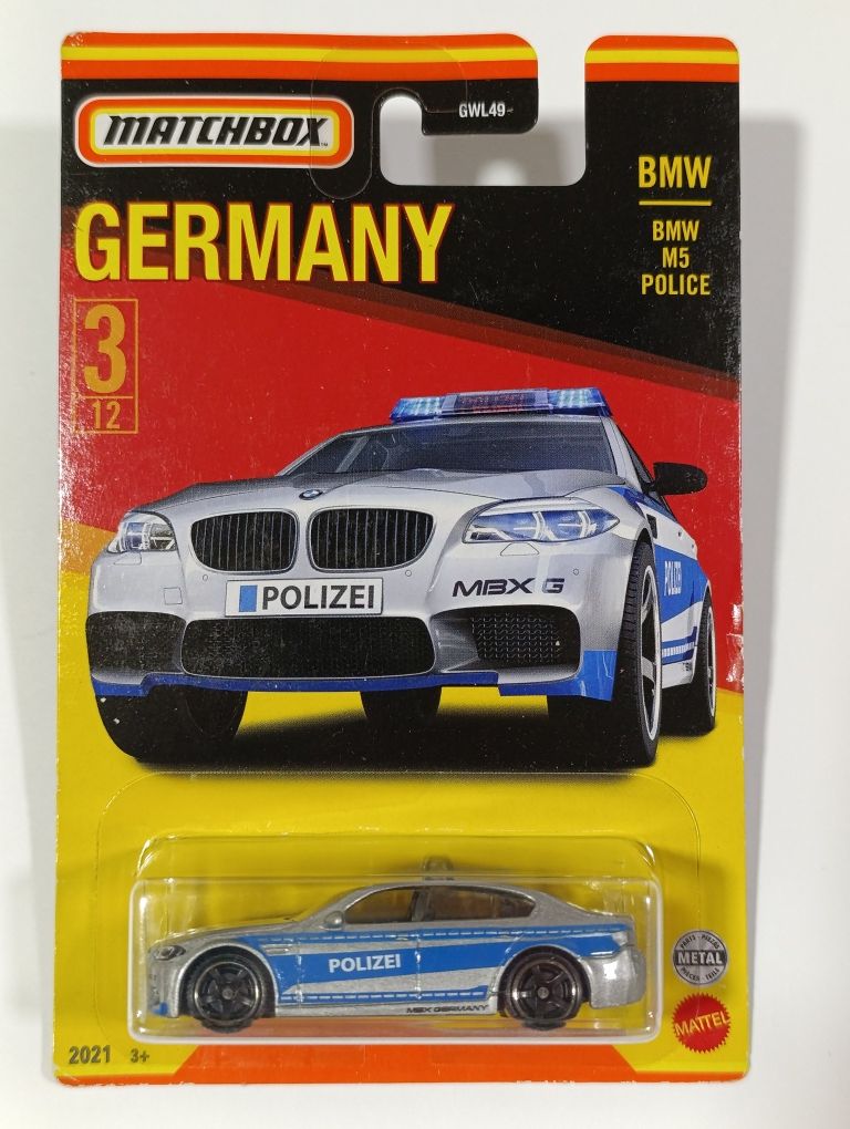 Hot wheels Matchbox BMW M5 Police