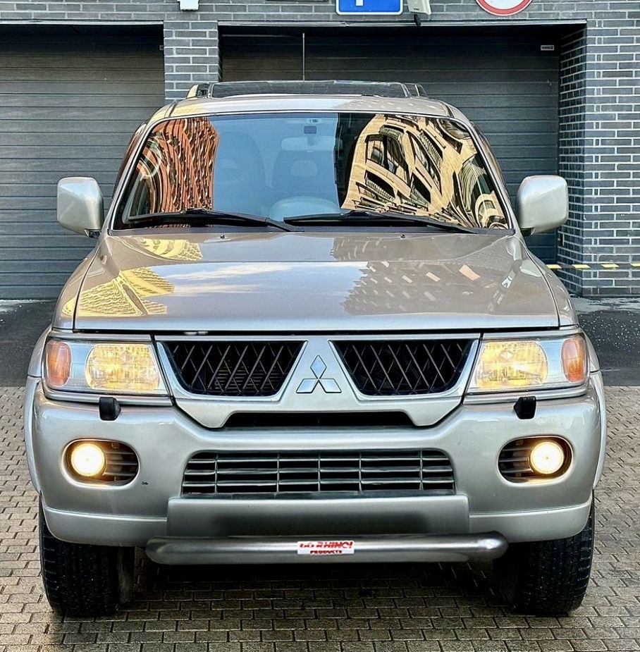 Защита бампера на Mitsubishi Pajero Sport l200 Montero