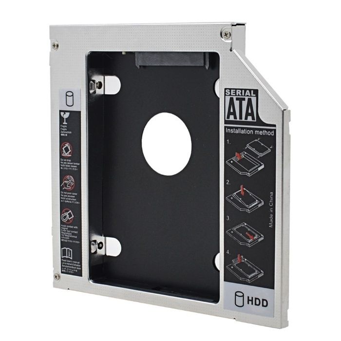 Optibay Caddy SSD/HDD. Адаптер для жесткого диска вместо DVD привода