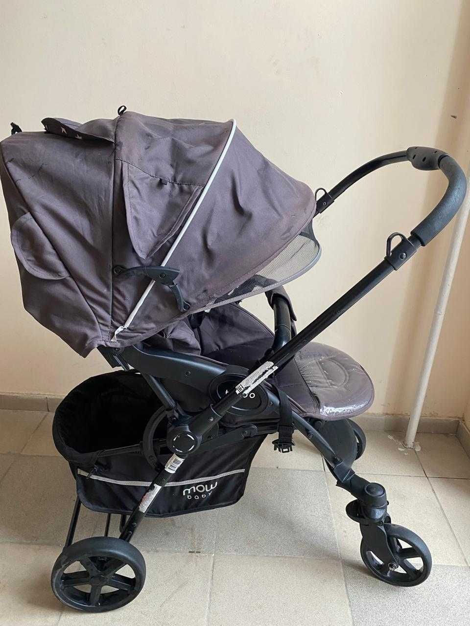Коляска прогулочная MOWBABY Turbo  Легкая и маневренная коляска.