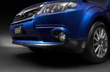 Губа на передний бампер STI Subaru Forester SH