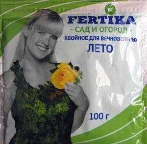 Удобрение Fertika  Хвойное  + Газон