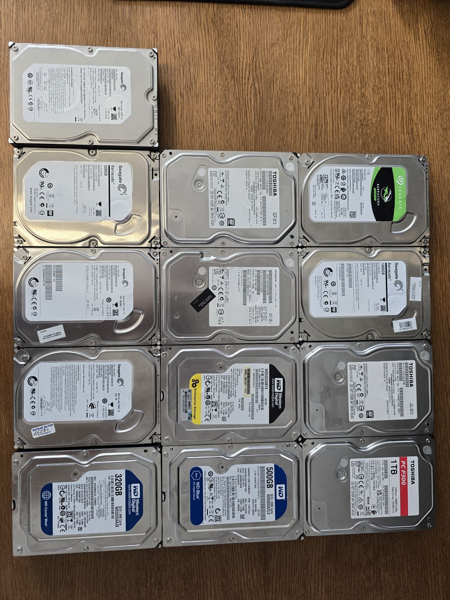 M2, SSD, HDD 3.5, HDD 2.5 жёсткие диски