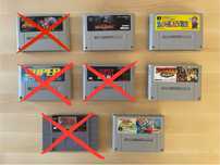 Лицензионные картриджы для Super Nintendo