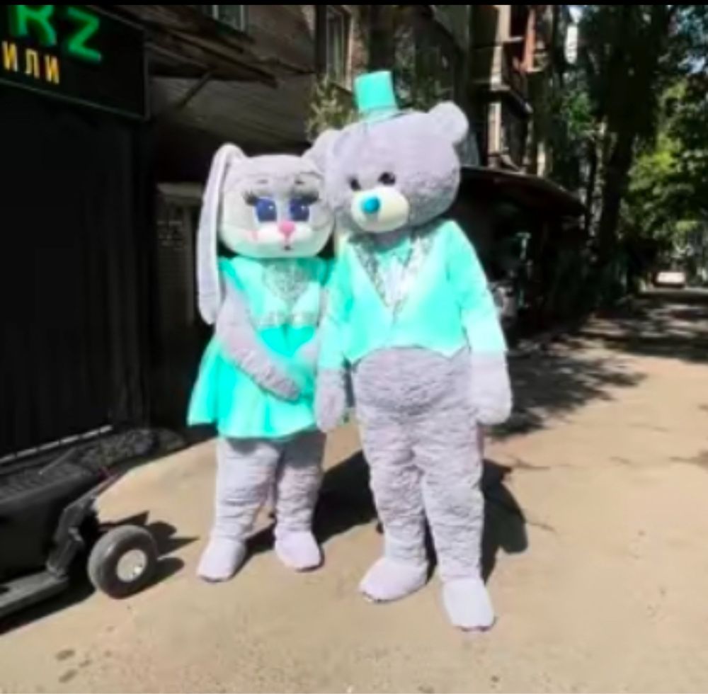 Мишка и зайчик аренда прокат