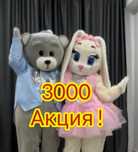 Мишки зайки пупсы костюмы аниматора в аренду, на прокат