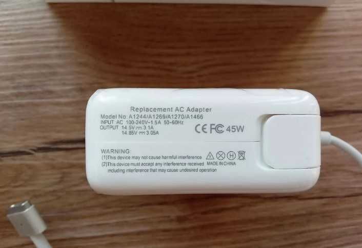 Adapter Apple 45W MagSafe 2 зарядка