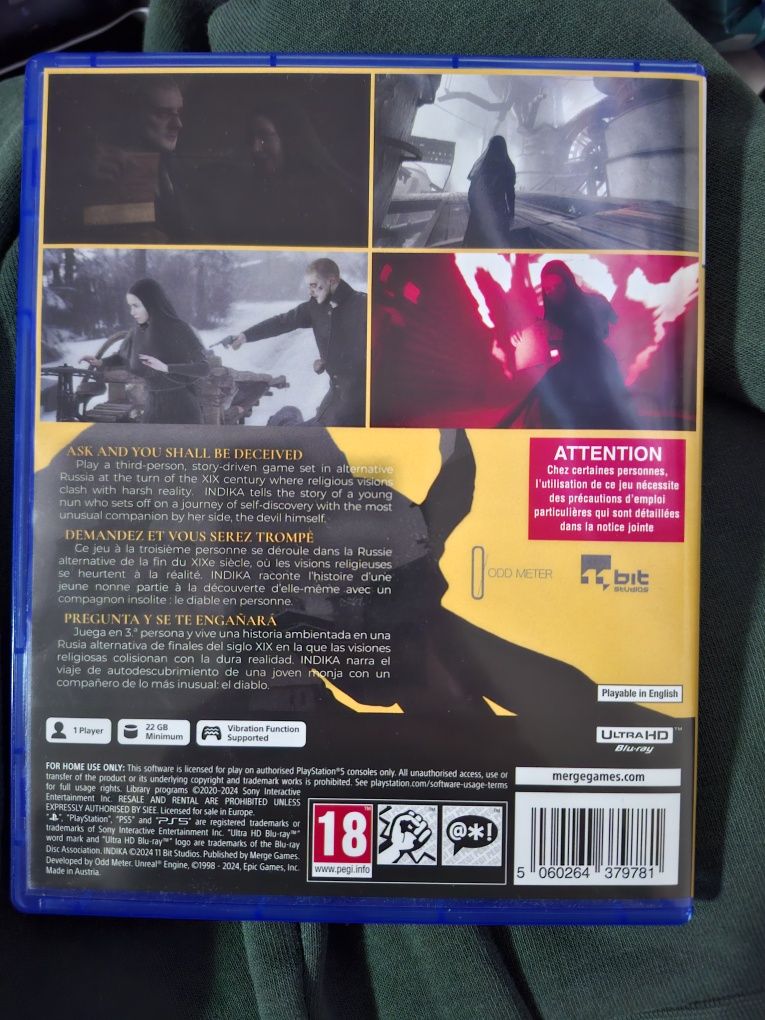 Indika для Playstation 5 полностью на русском языке