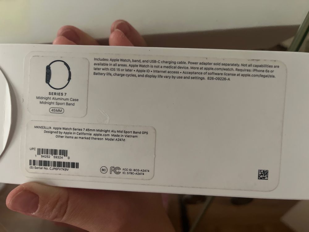 Apple watch 7 series, 45mm