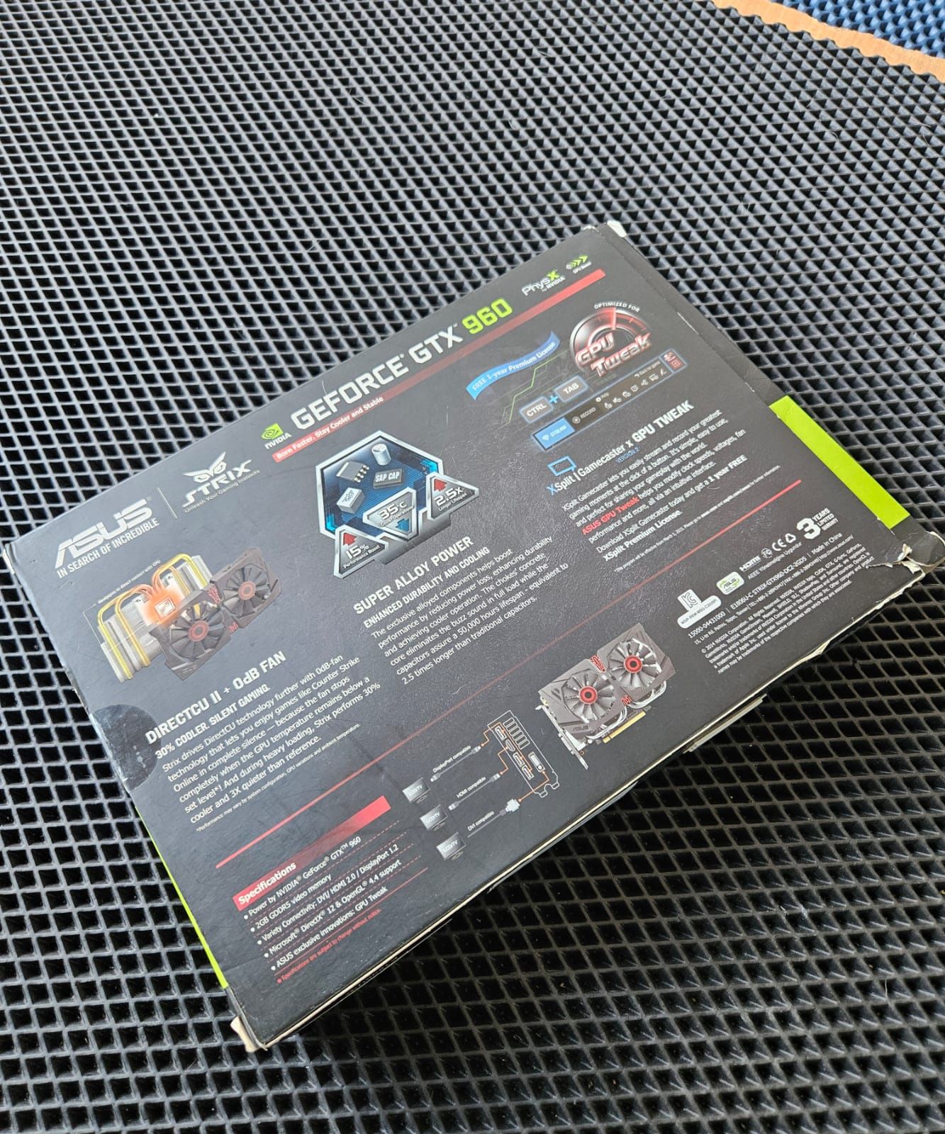 Видеокарта Gtx 960 по мощности как 1050ti