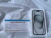 Iphone 15 черный 128 новый запечатнный физ сим