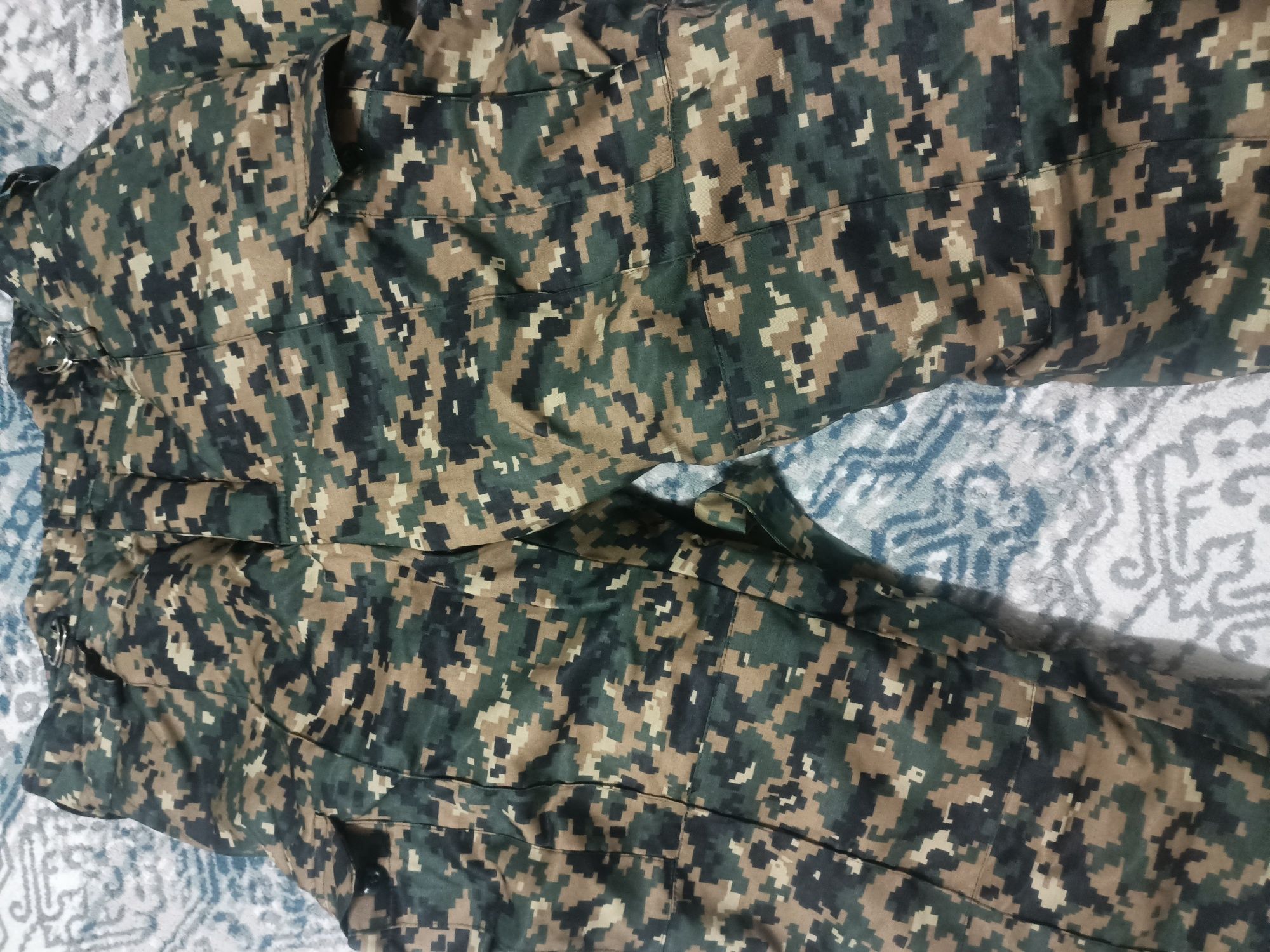 Продам бушлат с ватником+шапка-ушанка