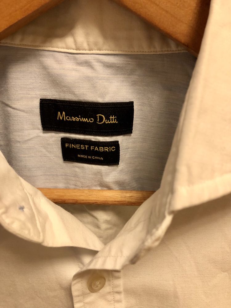 Рубашка белая Massimo Dutti EUR S-M