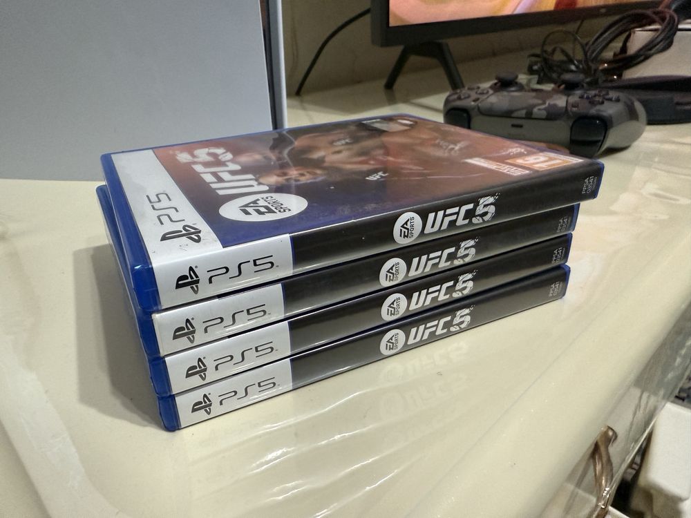 UFC5 Playstation 5 ЮФС 5 Пс 5 лицензионный диск UFC 5 на PS 5 Slim Пс5