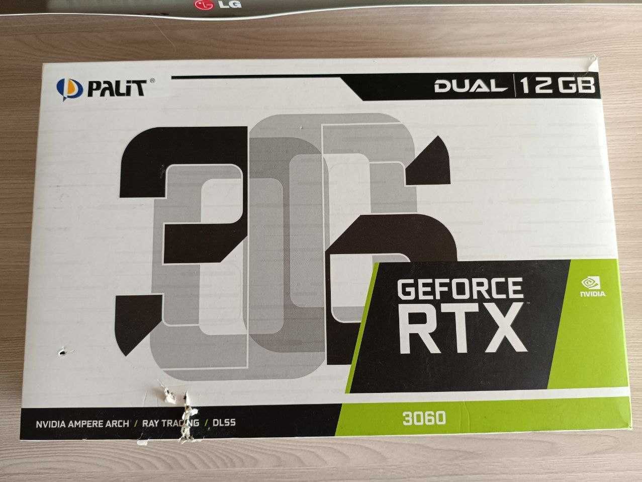 Видеокарта RTX 3060 12Gb в отличном состоянии