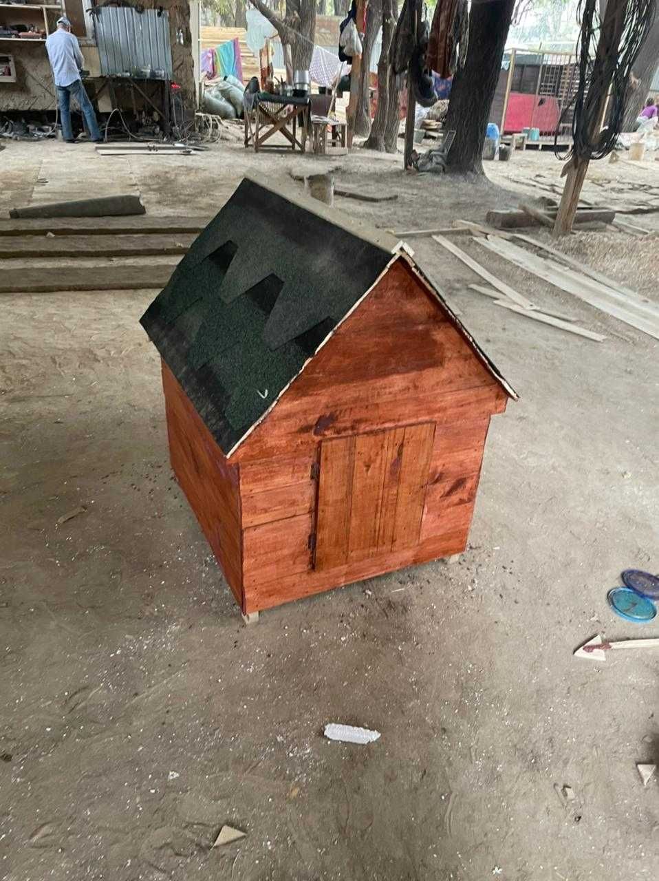 Будка для собаки из дерево