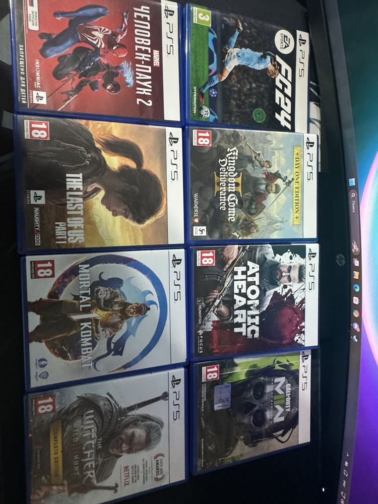 Продажа и обмен игры ps5, ps4