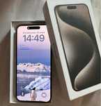 iPhone 15 Pro Max, Natural Titanium, 512 GB