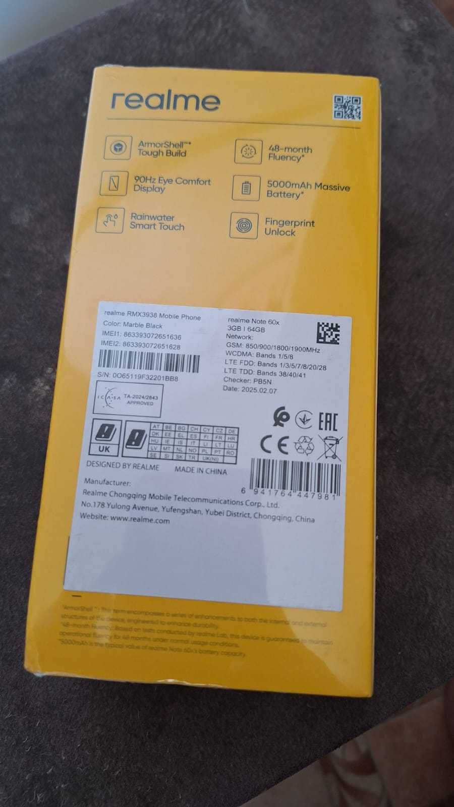Смартфон Realme Note 60х