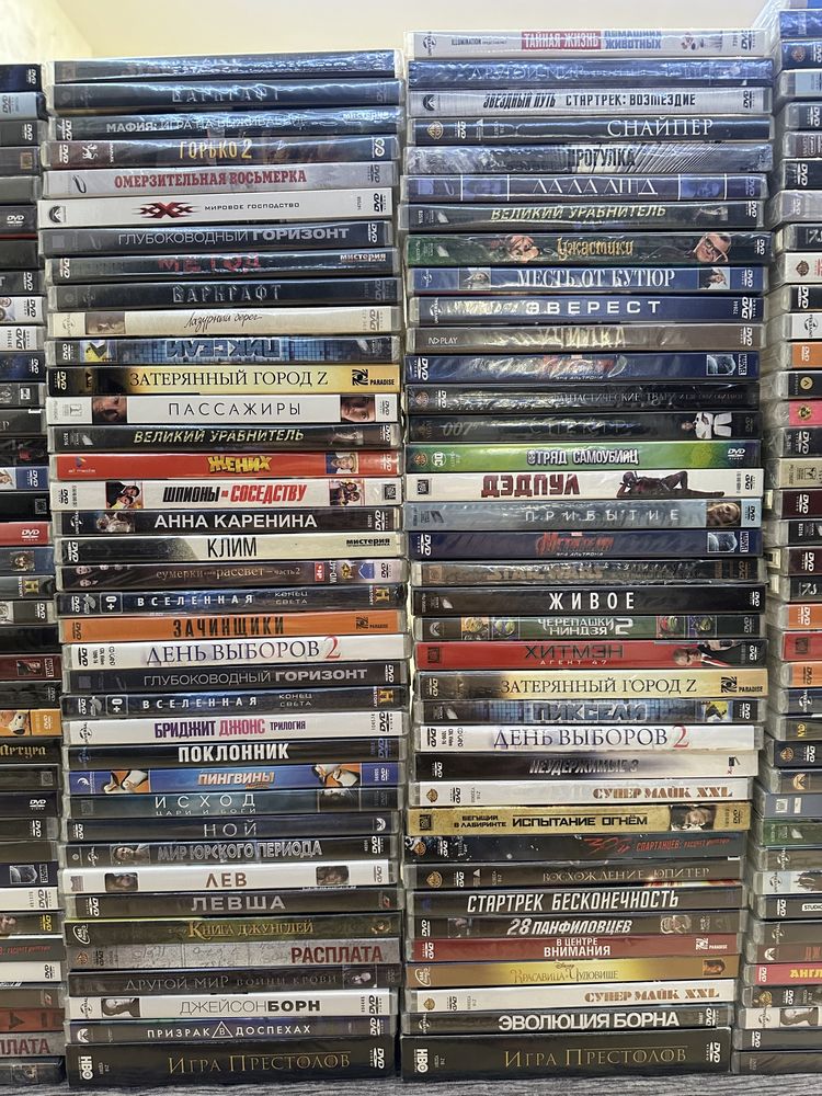 Новые фильмы DVD лицензия в заводской упаковке