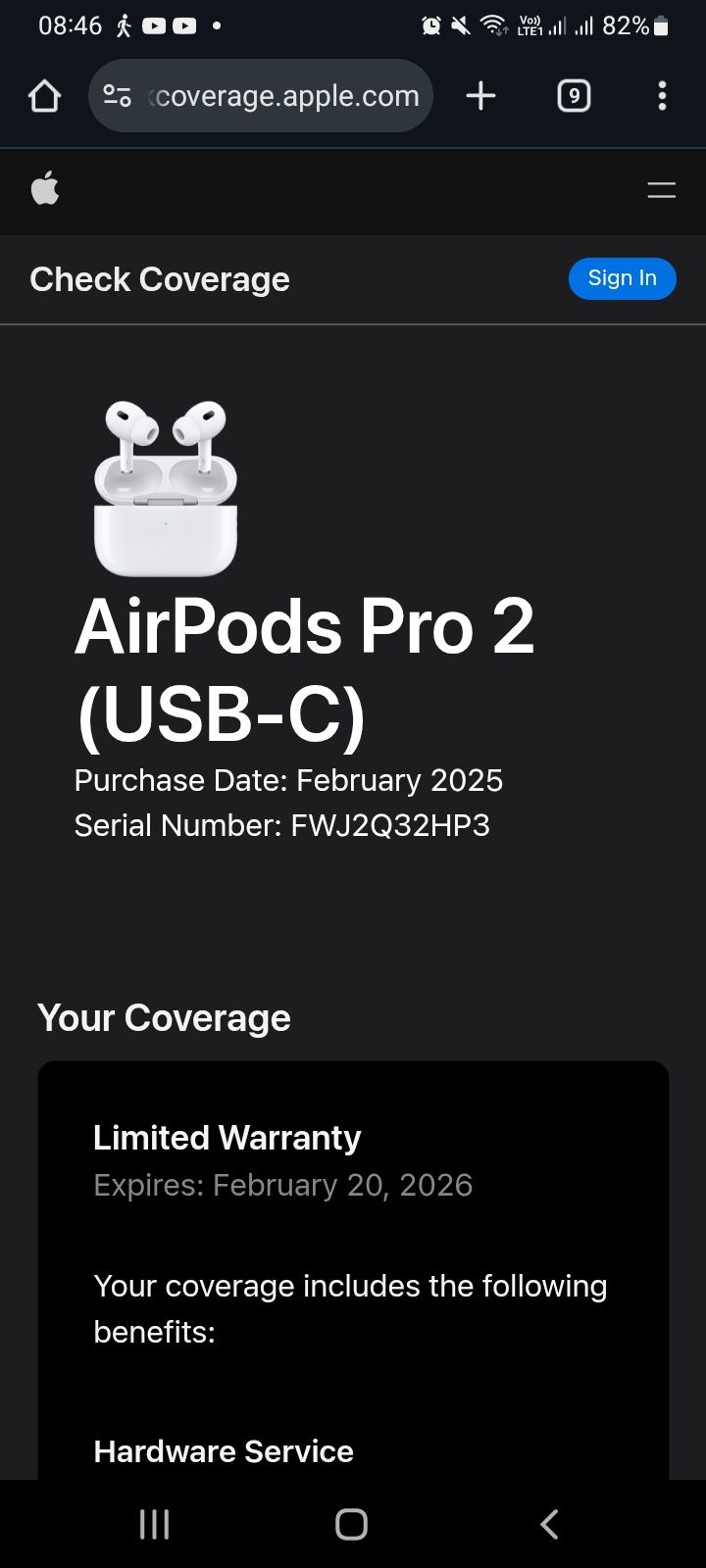Наушники AirPods Pro 2