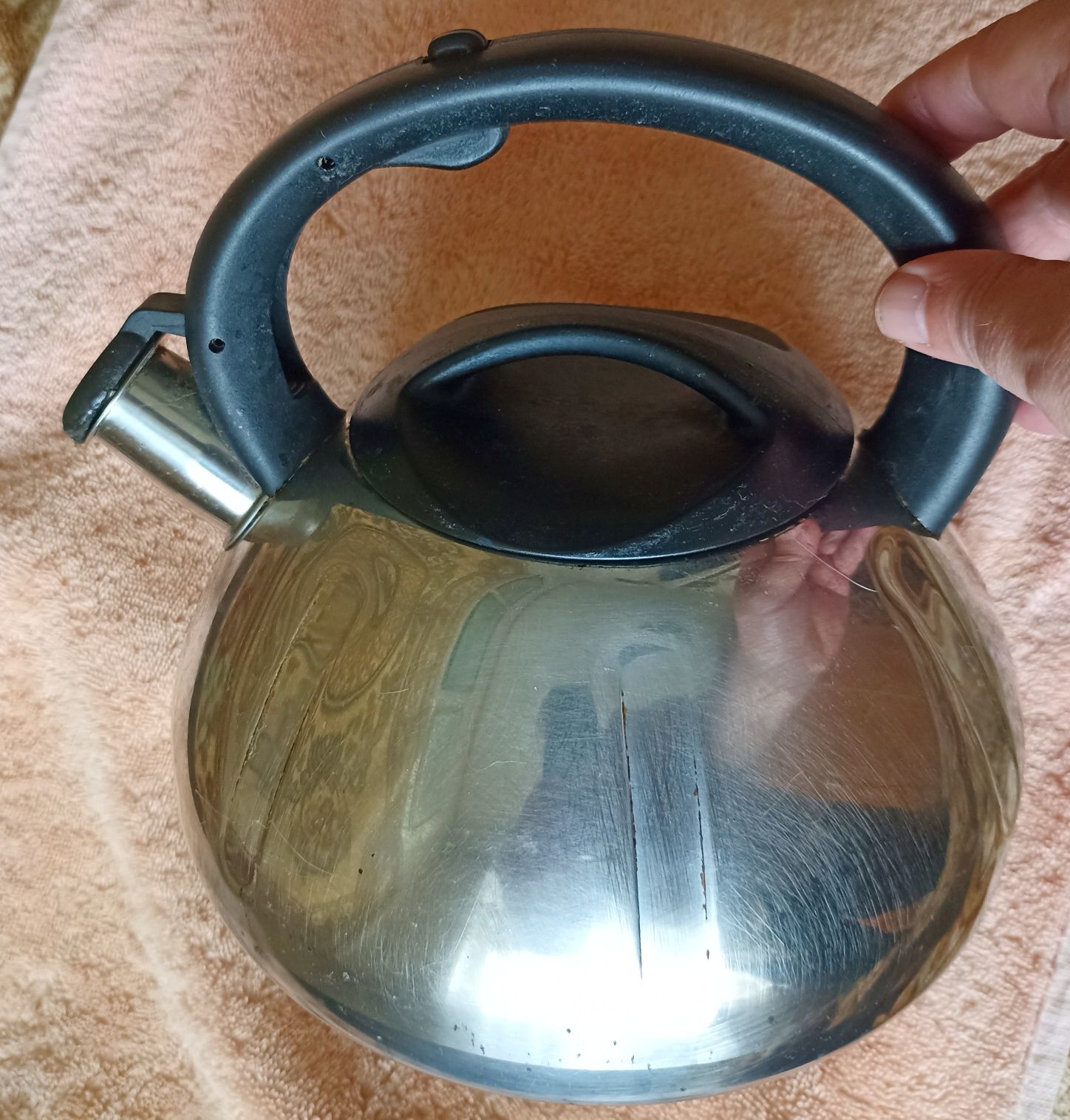 Продам чайник, нержавейка, для дачи, для дома, посуда.