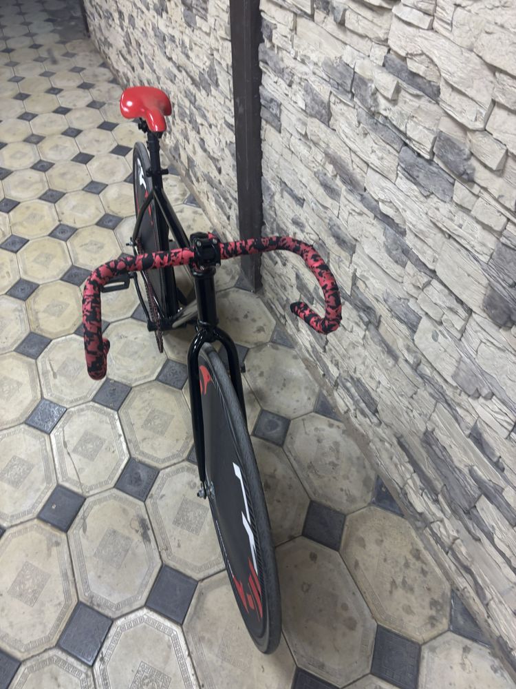 фикс , fix , fixed gear L-M карбоновый руль
