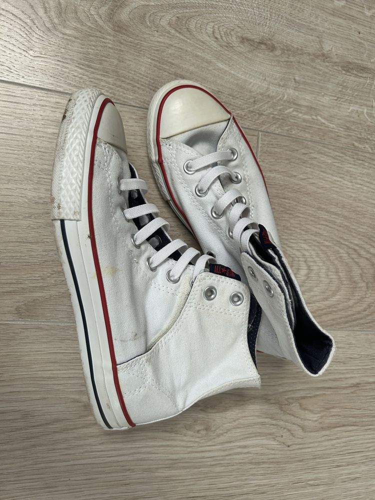 кеды converse белые