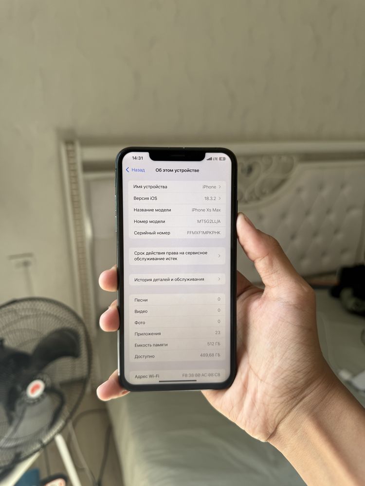 Продаю iPhone Xs Max 512 ГБ (Space Gray)