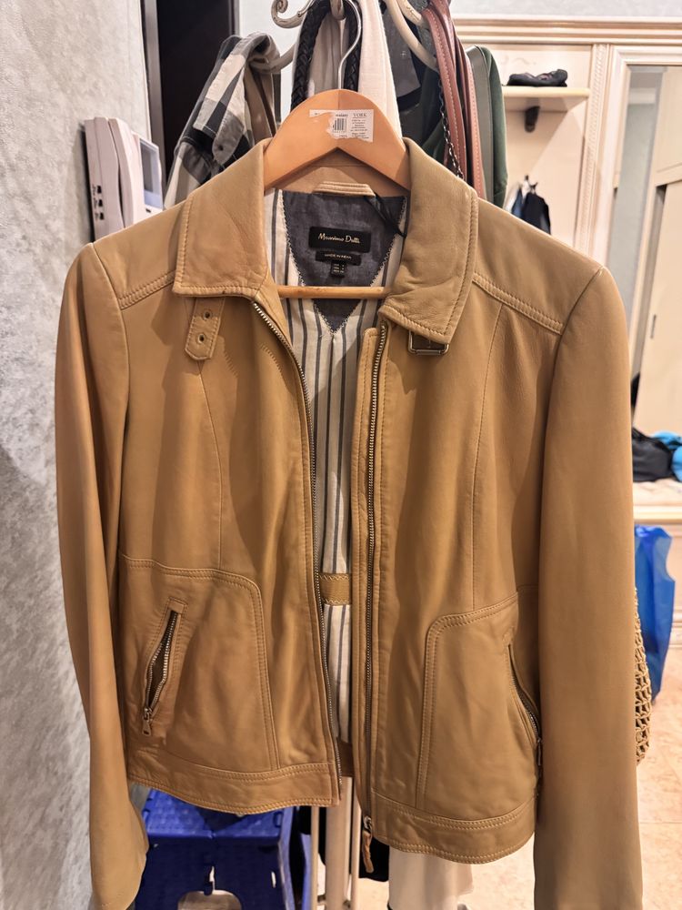 Куртка Massimo dutti из натуральной кожи