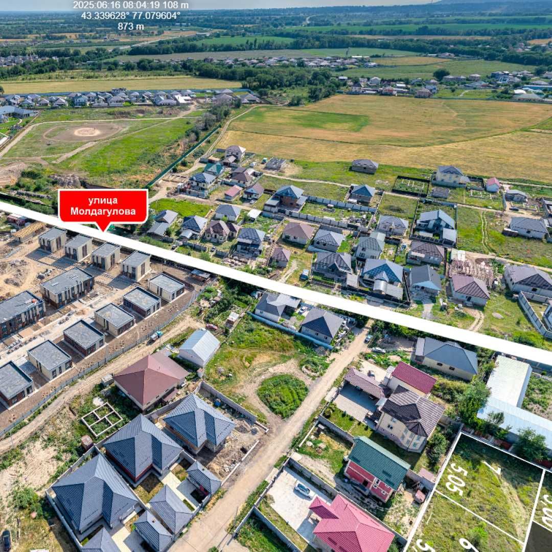 Участки Алатауская трасса от 5 соток