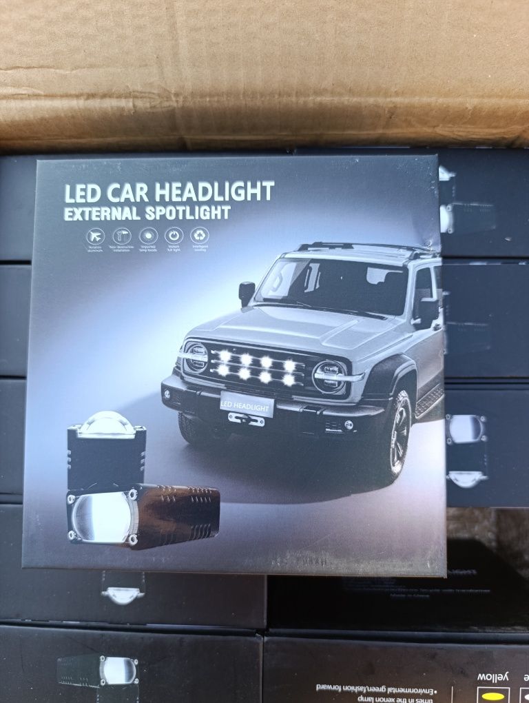 Led споты, матричные фары на решетку авто