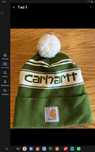 100% Фирменная американская зимняя шапка Carhartt США Ушанка Кархарт