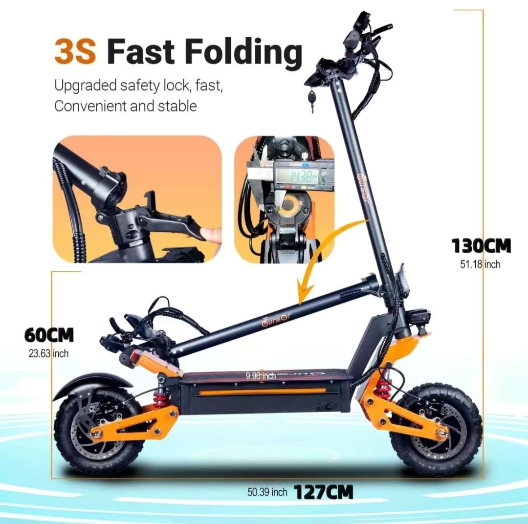 электросамокат Toursor x5 pro
