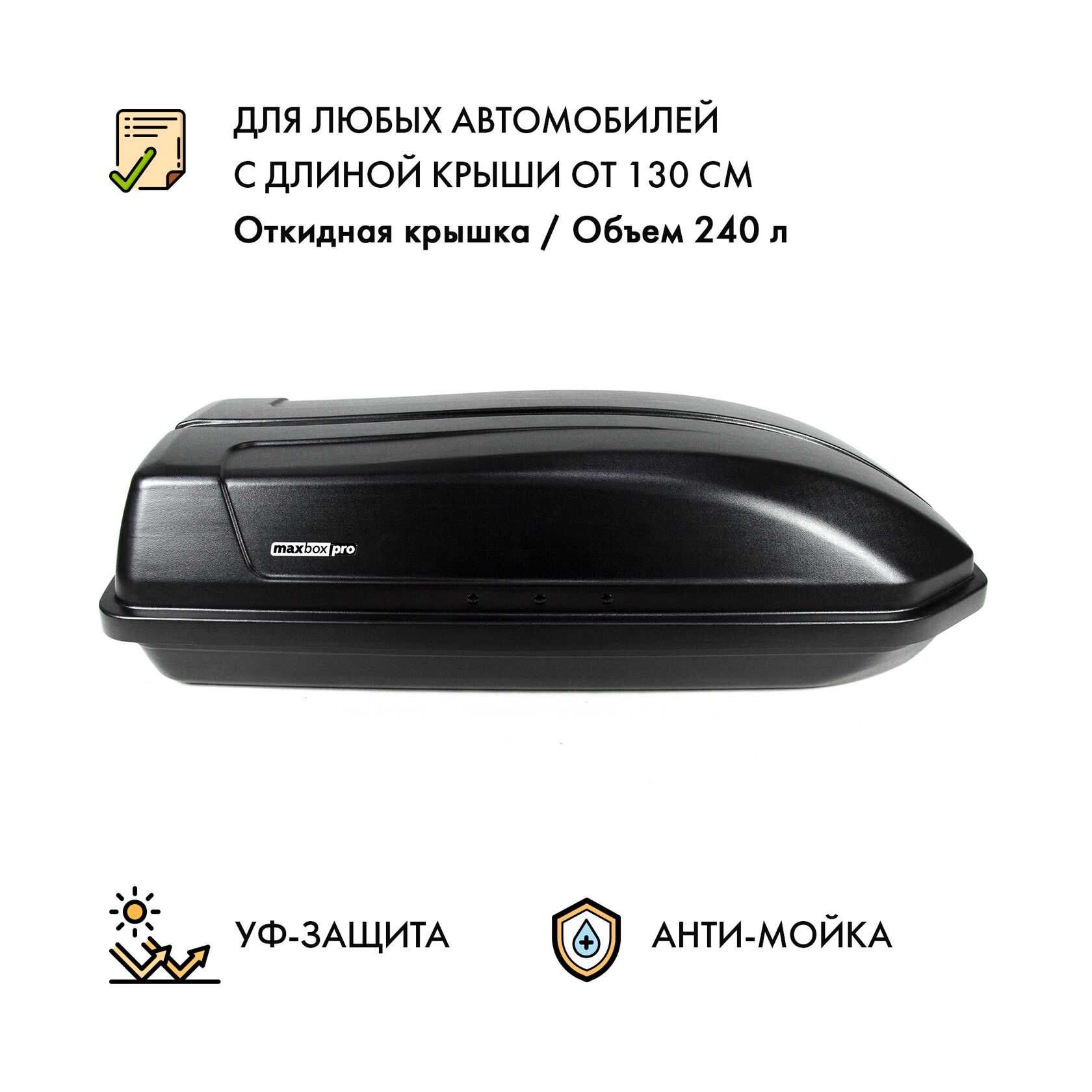 Автобоксы MaxBox Pro. Багажник на крышу автомобиля