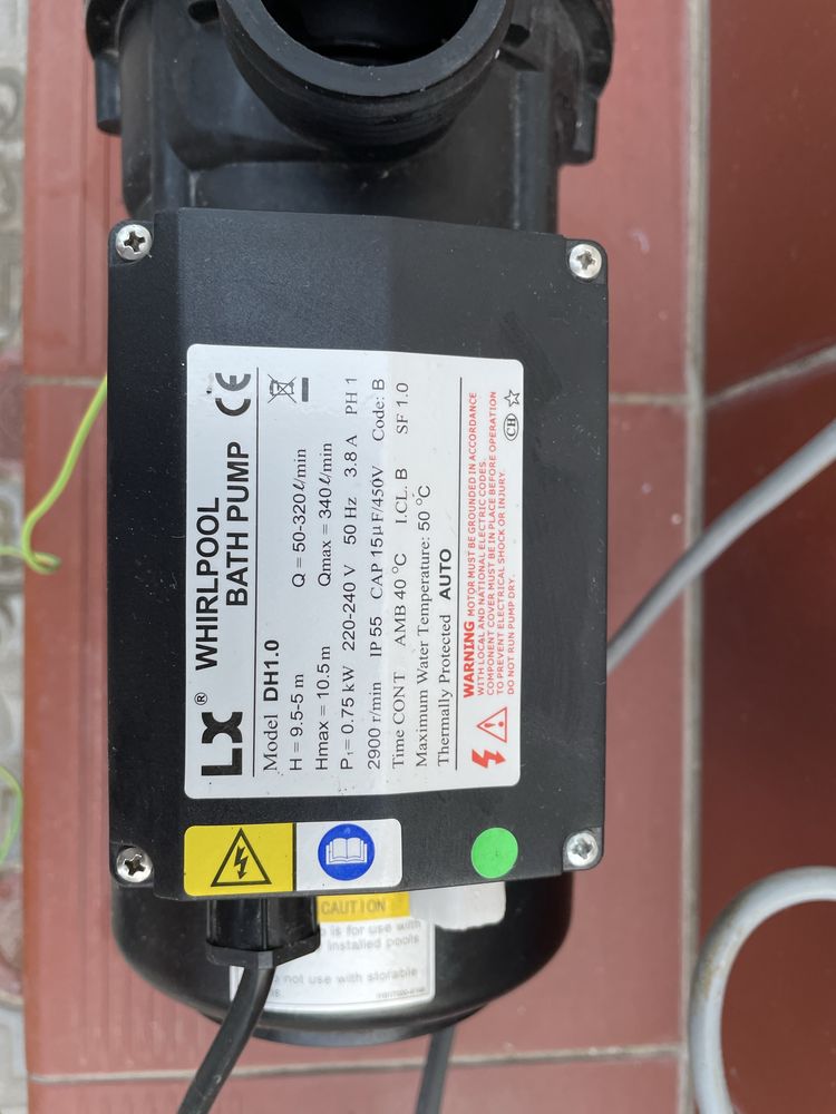 Насос для джакузи LX DH1.0 | Новый, не использовался