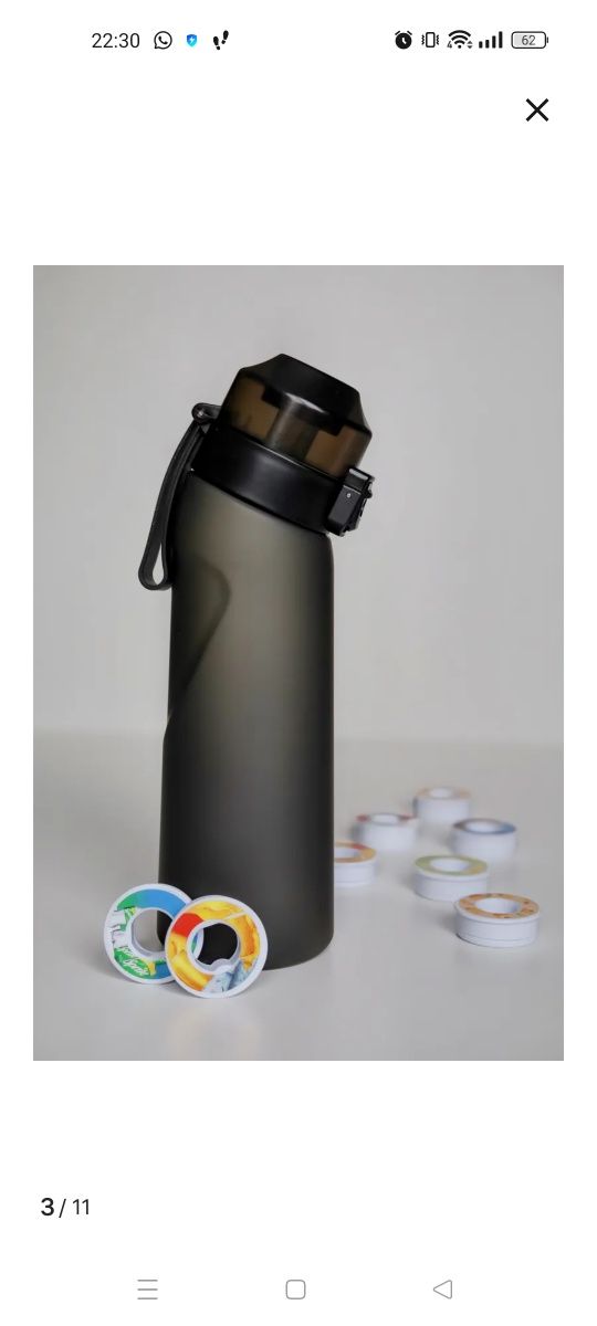 Бутылка Air up Air up bottle 650 мл черный