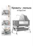 Манеж-кровать от 0 до 3-х лет