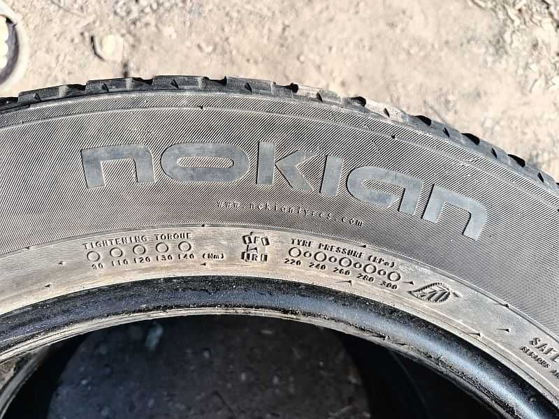 Шины 225/55 R17 - "Nokian Hakkapeliitta 8" (Россия), зимние.