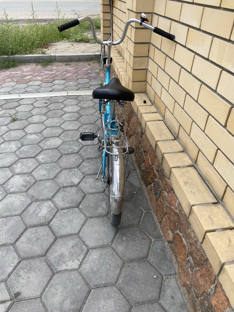 велосипед десна голубой