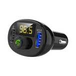 FM модулятор с Bluetooth и вольтметром зарядкой USB QC3.0 и MP3-плеер