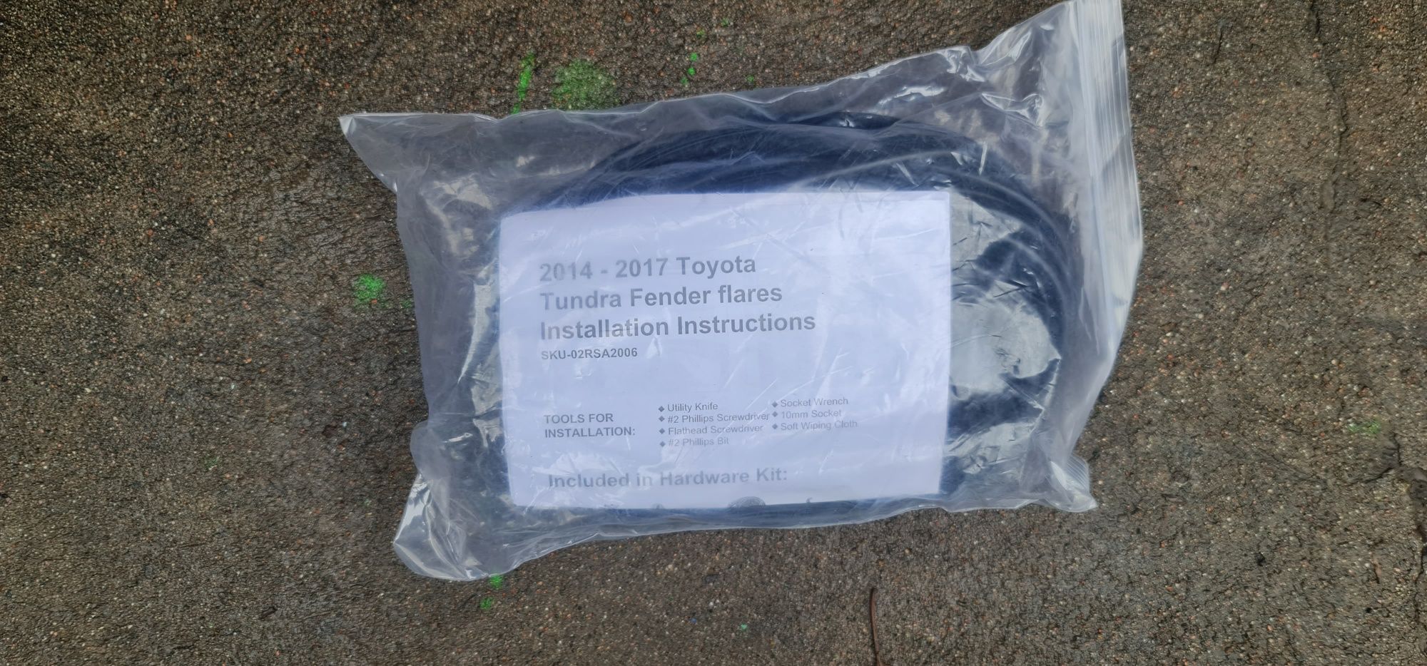 Фендера ,расшерители крыльев TOYOTA Tundra 2013 - 20 год