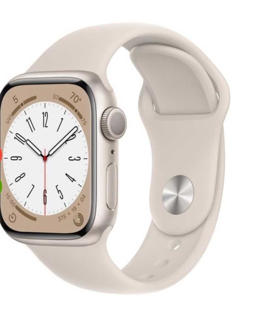Смарт часы apple series 8 starlight aluminum case 41mm