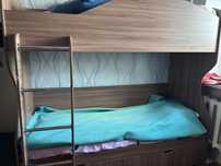Продам кровать, двухъярусная