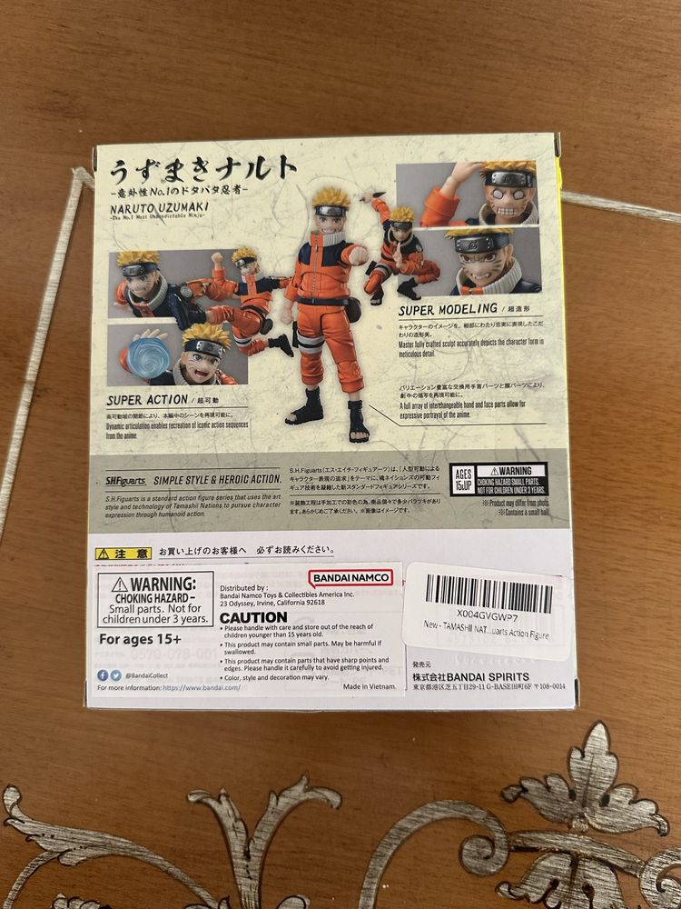 Экшен фигурка наруто удзумаки от bandai s.h.figuarts