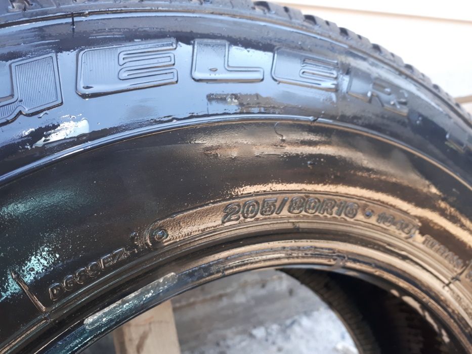 Продаются шины 205/80R16 Bridgestone с дисками на Mitsubishi L200